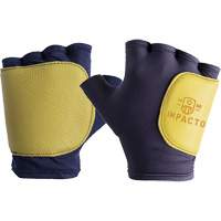 Enveloppe protectrice pour gant droit contre les impacts lat&eacute;raux et de la paume, T-petit, Paume en Cuir fleur, Poignet &agrave; enfiler Les Fournitures Industrielles Méga