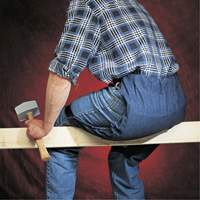 Protecteur de fessier en denim &eacute;pais Les Fournitures Industrielles Méga