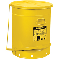 Oily Waste Cans, FM Approved/UL Listed, 21 US gal., Yellow Les Fournitures Industrielles Méga