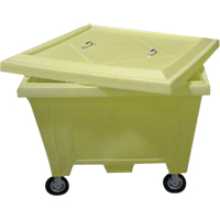 Extra Large Tote with 4" Wheels, 223 US gal. Capacity Les Fournitures Industrielles Méga