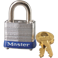 Cadenas &agrave; goupilles, Cl&eacute;s identiques, Acier lamin&eacute;, Largeur de 1-1/8" Les Fournitures Industrielles Méga