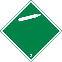 Non-Flammable Gas TDG Placard, Adhesive Vinyl Les Fournitures Industrielles Méga