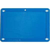&eacute;tiquette vierge pour vanne, Plastique, 4-3/4" la x 3-1/4" h Les Fournitures Industrielles Méga