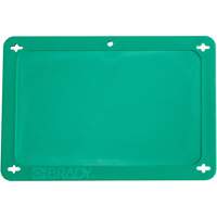 &eacute;tiquette vierge pour vanne, Plastique, 4-3/4" la x 3-1/4" h Les Fournitures Industrielles Méga