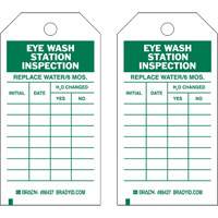 &eacute;tiquettes de rapport d'inspection, Polyester, 4" la x 7" h, Anglais Les Fournitures Industrielles Méga