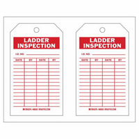 &eacute;tiquettes de rapport d'inspection, Polyester, 4" la x 7" h, Anglais Les Fournitures Industrielles Méga