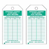 &eacute;tiquettes pour r&eacute;sultats de test, Polyester, 4" la x 7" h, Anglais Les Fournitures Industrielles Méga