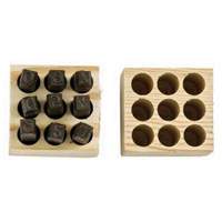 Jeux de tampons num&eacute;rot&eacute;s en acier, # 4/6/3/2/1/8/9/7/5, 1/4" Les Fournitures Industrielles Méga