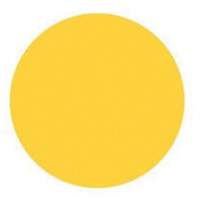 &eacute;tiquettes rondes inscriptibles, Cercle, 3" lo x 3" la, Jaune Les Fournitures Industrielles Méga