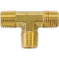 Raccords en T m&acirc;les, Laiton, 1/8" Les Fournitures Industrielles Méga