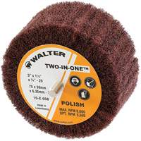 Meule &agrave; lamelles abrasives Two-In-One Les Fournitures Industrielles Méga