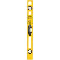 High-Impact ABS Level, I-Beam, 2' L, Plastic, 3, Non-Magnetic Les Fournitures Industrielles Méga
