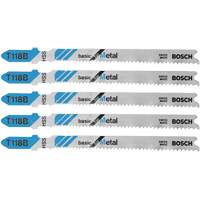 Lames de scie sauteuse de base pour le m&eacute;tal, Acier rapide, Tige en T, 3-5/8" lo Les Fournitures Industrielles Méga