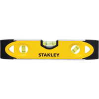 Shock-Resistant Torpedo Level, 9" L, Aluminum, 3 Vials, Magnetic Les Fournitures Industrielles Méga