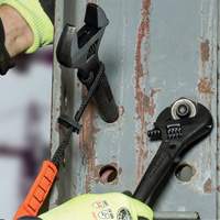 Cl&eacute; &agrave; m&acirc;choires r&eacute;glable, 16" lo, la max. 1-5/8", Oxyde noir Les Fournitures Industrielles Méga