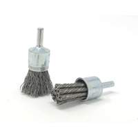 Crimped Wire End Brush, 3/4" Dia., 0.014" Wire Dia., 1/4" Shank Les Fournitures Industrielles Méga