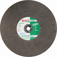 Meule &agrave; tronçonner haute vitesse pour le b&eacute;ton C24R, 14" x 1/8", Arbre de 1", Type 1, Carbure de silicium, 5400 Tr/min Les Fournitures Industrielles Méga