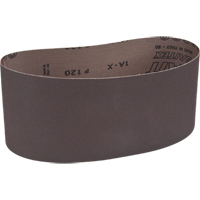 Courroie abrasive pour ponceuse portative, 4" la x 24" lo, Oxyde d'aluminium, Grain 120 Les Fournitures Industrielles Méga