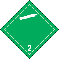 &eacute;tiquettes d'exp&eacute;dition TMD, Classe 2,2, Gaz ininflammables & non-toxiques, Papier Les Fournitures Industrielles Méga