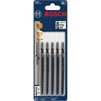 Lame de scie sauteuse, Acier &agrave; haute teneur en carbone, Tige en T, 4-5/8" lo, 8-12 dents par pouce Les Fournitures Industrielles Méga