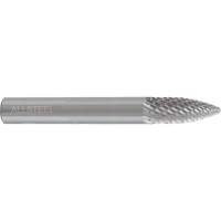 Fraise au carbure conique AllSteel, SG-3, 3/8" dia., 1/4" Tige, 3/4" Prof. de la coupe Les Fournitures Industrielles Méga