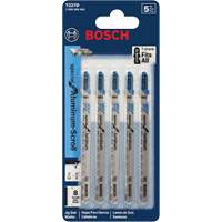 Lames de scie sauteuse, Acier rapide, Tige en T, 4" lo, 8 dents par pouce Les Fournitures Industrielles Méga