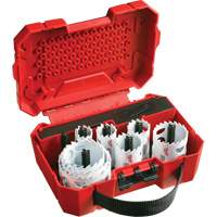 Trousse de scies-cloches Hole Dozer, 12 morceaux Les Fournitures Industrielles Méga