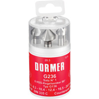 90° Countersink Set, 6 Pieces Les Fournitures Industrielles Méga