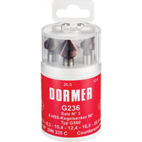 90° Countersink Set, 6 Pieces Les Fournitures Industrielles Méga