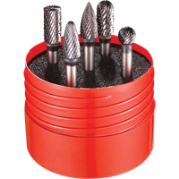 Double Cut Rotary Burr Set, 5 Pieces Les Fournitures Industrielles Méga