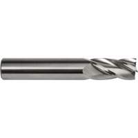 S134 End Mill, 1/8" Dia., 1-1/2" L, 4 Flutes, 1/8" Shank, Carbide Les Fournitures Industrielles Méga