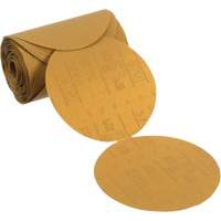 Disque abrasif dor&eacute; en rouleau Stikit, 6" dia., Grain P120, Oxyde d'aluminium Les Fournitures Industrielles Méga