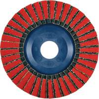 Disque &agrave; lamelles Twin Flap, 4-1/2" x 7/8", Type 27, Grain 40, C&eacute;ramique/Alumine de zirconium Les Fournitures Industrielles Méga