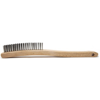 Scratch Brush, Stainless Steel, 4 x 19 Wire Rows, 13-11/16" Long Les Fournitures Industrielles Méga