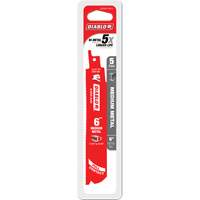 Medium Metal Reciprocating Saw Blade, Bi-Metal, 14-18 TPI, 6" L x 1" W Les Fournitures Industrielles Méga