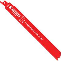 Reciprocating Blade for Auto Dismantling, Bi-Metal, 10-14 TPI, 9" L x 1" W Les Fournitures Industrielles Méga