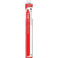 Reciprocating Blade for Auto Dismantling, Bi-Metal, 10-14 TPI, 12" L x 1" W Les Fournitures Industrielles Méga