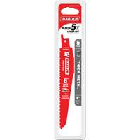 Reciprocating Blade for Thick Metal/Demolition, Bi-Metal, 8-10 TPI, 6" L Les Fournitures Industrielles Méga
