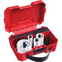 Trousse de scie-cloche &agrave; dents en carbure Hole Dozer, 9 morceaux Les Fournitures Industrielles Méga