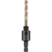 Hole Dozer Hole Saw Small Arbor with Cobalt Pilot Bit, 0" - 1-3/16", 1/4" Shank Les Fournitures Industrielles Méga