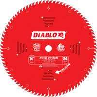 Fine Finish Circular Saw Blade, 14", 84 Teeth, Laminate/Wood Use Les Fournitures Industrielles Méga