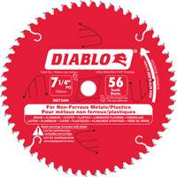 Aluminum Cutting Saw Blade, 7-1/4", 56 Teeth, Non-Ferrous Use Les Fournitures Industrielles Méga