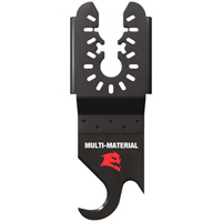 Universal Fit High Carbon Steel 1-1/4" Oscillating Hook Knife Les Fournitures Industrielles Méga