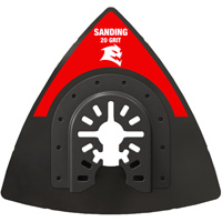 20-Grit Universal Fit 3-1/2" Oscillating Sanding Plate Les Fournitures Industrielles Méga
