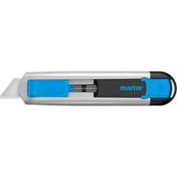 Secunorm 525 Retractable Safety Knife with Blunt Tip Blade, 18 mm, Aluminum Handle Les Fournitures Industrielles Méga