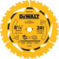 Lame de scie circulaire &agrave; refendre, 8-1/4", 40 dents, Pour Bois Les Fournitures Industrielles Méga
