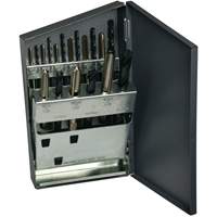 HTGP Metric Jobber Drill & Hand Tap Set, 18 Pieces Les Fournitures Industrielles Méga