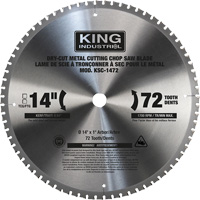Lame de scie &agrave; tronçonner, 14", 72 dents, Pour M&eacute;tal Les Fournitures Industrielles Méga