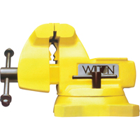 High Vis Safety Vise, 6" Jaw Width, 4-1/8" Throat Depth Les Fournitures Industrielles Méga