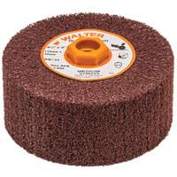 Tambour de conditionnement de surface Blendex, 4-1/2" dia. x 2" la, 5/8"-11 Arbre, Grain Moyen Les Fournitures Industrielles Méga